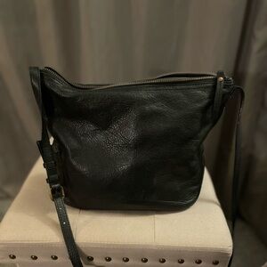 American Leather Company Navy blue purse.